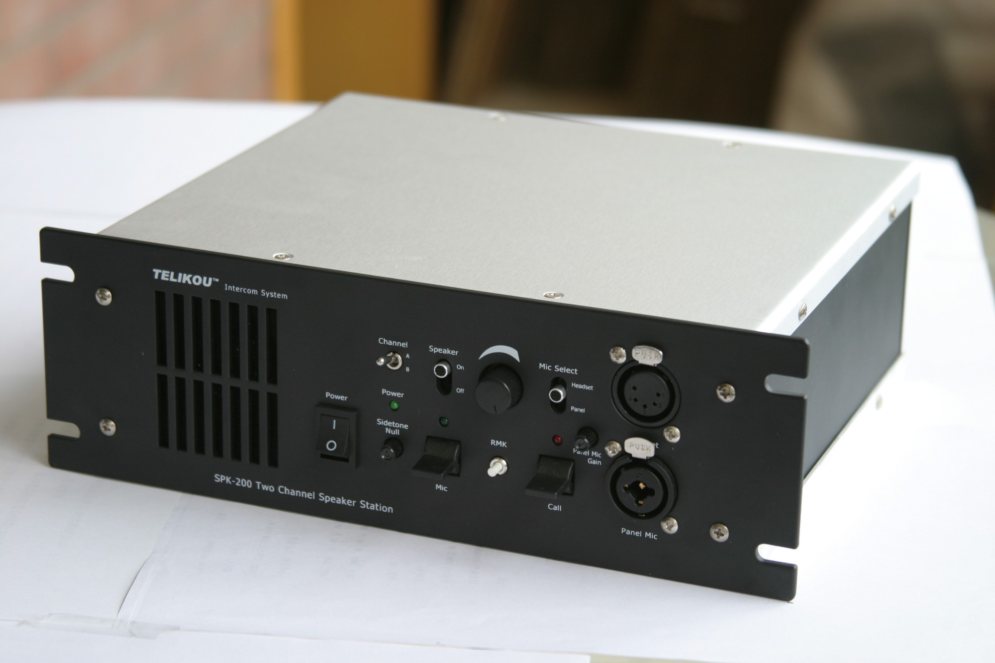 UTS-200 two channel speaker station for broadcast TV station theater studio room integration system