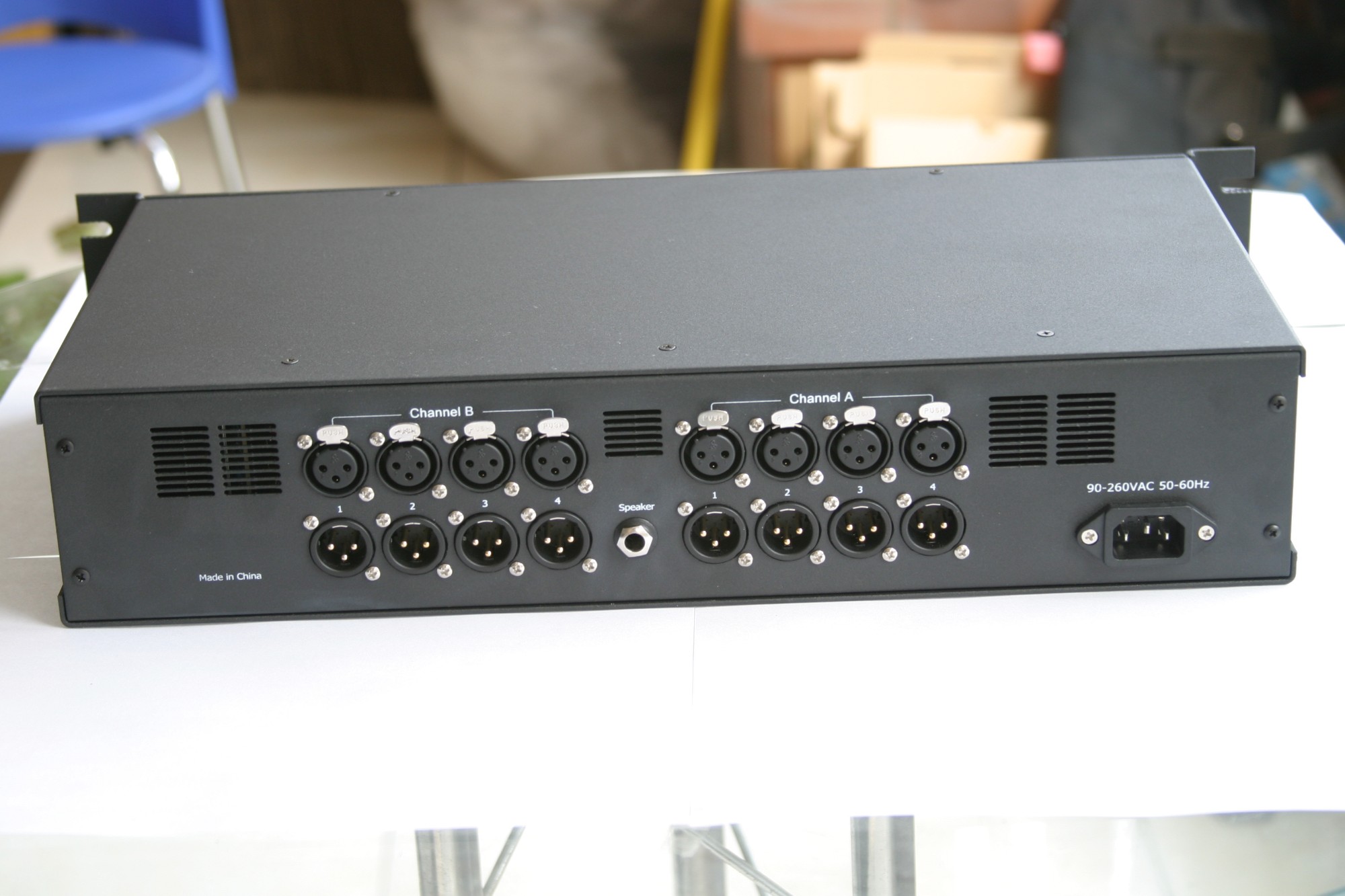 TELIKOU 2 Channel Stereo Audio Monitor Unit